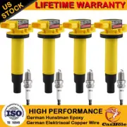 4 Pack Ignition Coil & Spark Plug For Toyota Yaris Echo Prius Scion xA xB UF316 (for: Toyota)