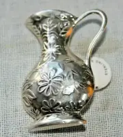 Vintage Marked 925 Sterling Silver Teapot Pin/Brooch New old stock