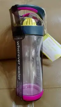 在飛比找Yahoo!奇摩拍賣優惠-纖檸隨手瓶(鮮榨玻璃果汁瓶)590ml