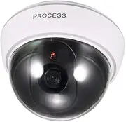 XYWHPGV Fake Security Camera Dummy Dome CCTV with Blinking Red LED Warning Alert Light for Home Outdoor Indoor White(d97c9 b44c2 1d961 08e03 3d26c b4e70