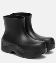 [Bottega Veneta] Bottega Veneta Puddle rubber ankle boots AU 9 black