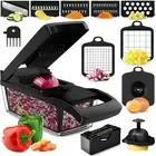 8 in 1 Vegetable Chopper With Container, Mandoline Slicer For Kitchen