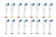 16pcs Electric Toothbrush Heads Replacements Compatible with Oral B-Style 4