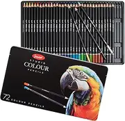 [Jasart] Studio Colour Pencil Tin (72 Piece Set)