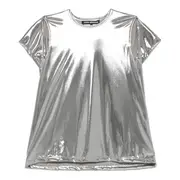 [Junya Watanabe] Polyester Foiled 2Way Blouse