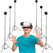 VR Tripod Stand, Base Station Mount, Compatible with Steam VR Base Station 2....