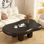 dining chair Set of 2 Modern Round Wood Nesting Coffee Tables with Circle Embossed Design Stylish Living Room Furniture for Small Spaces Metal Frame Easy Assembly Black Accent Table for Balc
