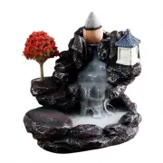 Handcraft Burner Censer Backflow Holder Incense Waterfall Burner