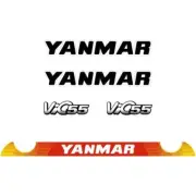 Decal Sticker Set Yanmar Vio55-6 Mini Digger Excavator Decal Set