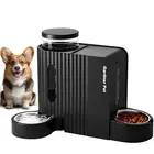 Automatic Gravity Pet Feeder, 1.8 Gallons*2 Dog Feeder and Water Dispenser Se...