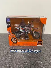 New-Ray Ryan Dungey #5 - KTM 450 SX-F Red-Bull 1:10 diecast scale bike 57633