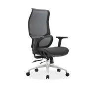 Office Chair Gaming Computer Chairs Study Work Home Ergonomic Mesh Recliner - Black - Black Mesh