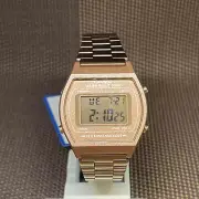 Casio B640WC-5A Popular Retro Design Rose Gold Stainless Steel Digital Watch