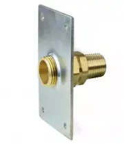 Pro-Flex PFST-12 1/2in Termination Plate 1/2MIP 3/8FIP CSST Male Adapter Fitting