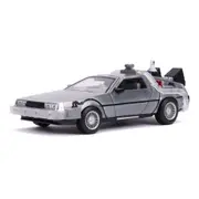 Jada 1:24 Scale Back To The Future Part II Delorean Hollywood Ride Diecast Car Model