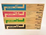4 Genuine Kyocera TASKalfa 205c, 255c, FS-C8520MFP TK-899 CMYK Toners