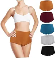 [WOFASHPURET] Women Panty Women Underware Panties Women Underwear Boyshorts Full Coverage Panties Cotton