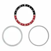 RETAINING BEZE INSERT FOR ROLEX GMT 1670 1675 16750 16753 16758 COKE BLACK/RED