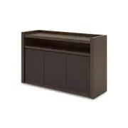 ModernHome CARTER Credenza/ Sideboard 129cm(W)x 44.5cm(D)x87cm(H)- Coffee&Grey