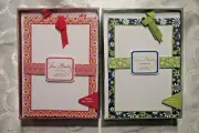 Vera Bradley 12 Raspberry Paisley AND/OR 12 Blue Lime Daisy Party Invitation NEW