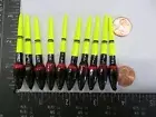 10 NEW WOOD SLIP FLOATS / BOBBERS PANFISH ICE FISHING NO FREEZE UP ON LINE B258