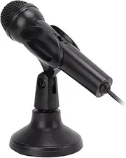 3.5mm Computer Microphone,Anti Interference Wide Compatibility Microphone,Wired Plug and Play Mic