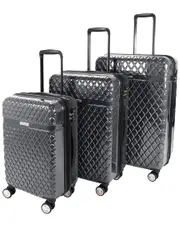 Kathy Ireland Yasmine 3pc Hardside Luggage Set