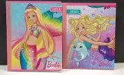 Lot 2 Licenced Barbie Notebooks School Composition Books Supplies 120 Sheets Ech