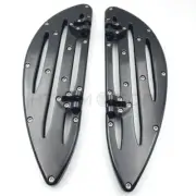 Edge Cutting Billet Front Driver Stretched Floorboard For Harley Touring 1986-20