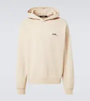 [Jacquemus] Jacquemus Logo cotton jersey hoodie AU 87 beige