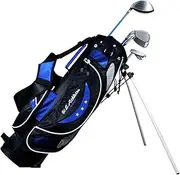 LEZAX U.S.Athlete Junior Golf Set USCS-5755 Shaft: Lightweight Carbon Shaft for Juniors Lie Angle (1W): 63 Degree