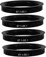 Car Wheel Hub Decor Pcs Hub Centric Rings Replacement Set Wheel Center Bore Adapters
