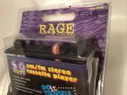 Rage VINTAGE RA-3000 AM/FM Stereo Cassette Player 50Watt New With Box Original
