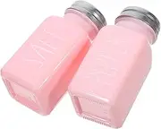 MOLUCKFU 1 set Glass Salt Shaker Kitchen Seasoning Bottles for Sugar Pepper Bbq Condiments Lightweight Portable Safe Glass Containers for Outdoor Use and Fine Workmanship