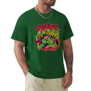 Adelaide Crows AFL Team Ninja Turtles T-Shirt XL Green