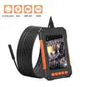 Industrial Endoscope 8LED 1080P HD 4.3" Screen Borescope Inspection Camera IP67