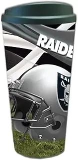 NFL Oakland Raiders 32-Ounce PolySub Sublimated Everlasting Tumbler with Lid