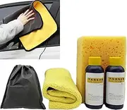 Car Scratch Remover Kit | Car Wash Wax Kit,Automotive Care Tools, Detailing Wax Solution with Storage Bag, Microfiber Towels and Sponge for Vehicles Exterior Interior Trucks RVs Kitchen