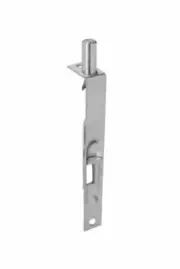 Don-Jo 1640 Cast Brass Wood Door Flush Bolt, Satin Chrome Plated, 3/4" Width x 6
