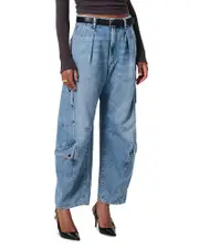Citizens of Humanity Flight High Rise Barrel Jeans in Zenith