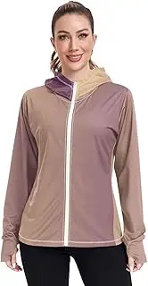 [Caihoyu] Plain Hoodie with Thumb Holes Rash Guard Shirts UPF 50+ Protection Lightweight Sweatshirt for Hiking Outdoor, Multicolor27, XX-Large