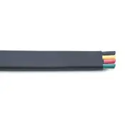 150' 8/3 Submersible Cable With Ground Flat Jacket Well Pump Wire Black 600V