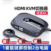 在飛比找蝦皮商城精選優惠-小梨渦當天出貨優聯 HDMI KVM切換器 2口hdmi出 