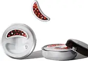 EMS Eye Massager with Red Light - Electric Under Eye Massager Against Dark Circles & Puffiness, Rechargeable Beauty Device for Women