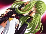 Anime code ge cc girls green hair Playmat Game Mat Desk