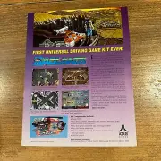 Badlands Arcade Game original FLYER, Atari 1989