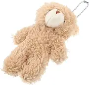 BCOATH Tiny Bear Pendant Keychain Adorable Soft Animal for Bags and Purses Lightweight Miniature Bear Doll Charm DIY Craft Accessory for Adults