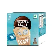 NESCAFE All In 1 Frappe Instant Cold Coffee Mix Powder 224g (Pack Of 8 Sachets)