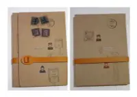 在飛比找Yahoo!奇摩拍賣優惠-2017 中華郵政 手感溫度 行事曆手扎筆記本(附二張明信片