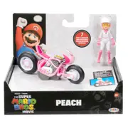 The Super Mario Bros. Movie Peach With Kart Figure